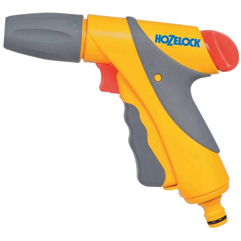 Hozelock Jet Water Spray Gun Plus with 3 Spray Patterns for Hose Pipes