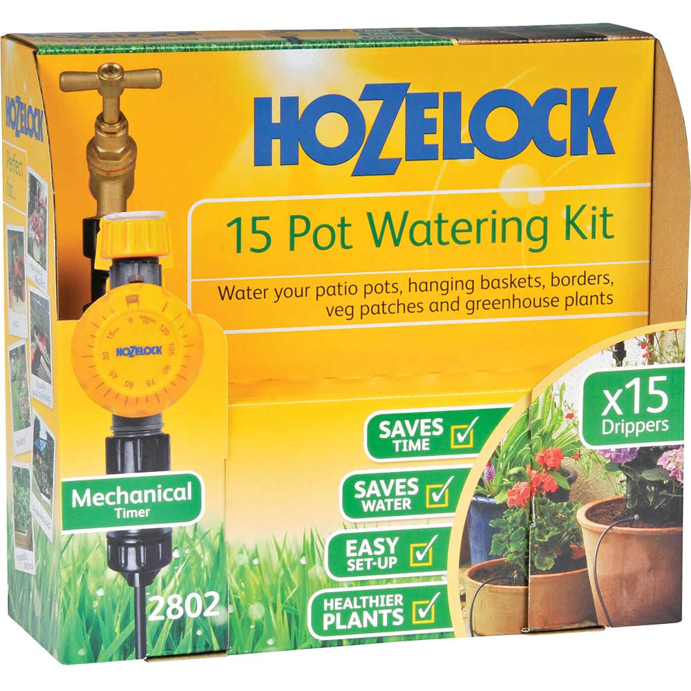 Hozelock 15 Pot Auto Watering System Kit with Mechanical Water Timer