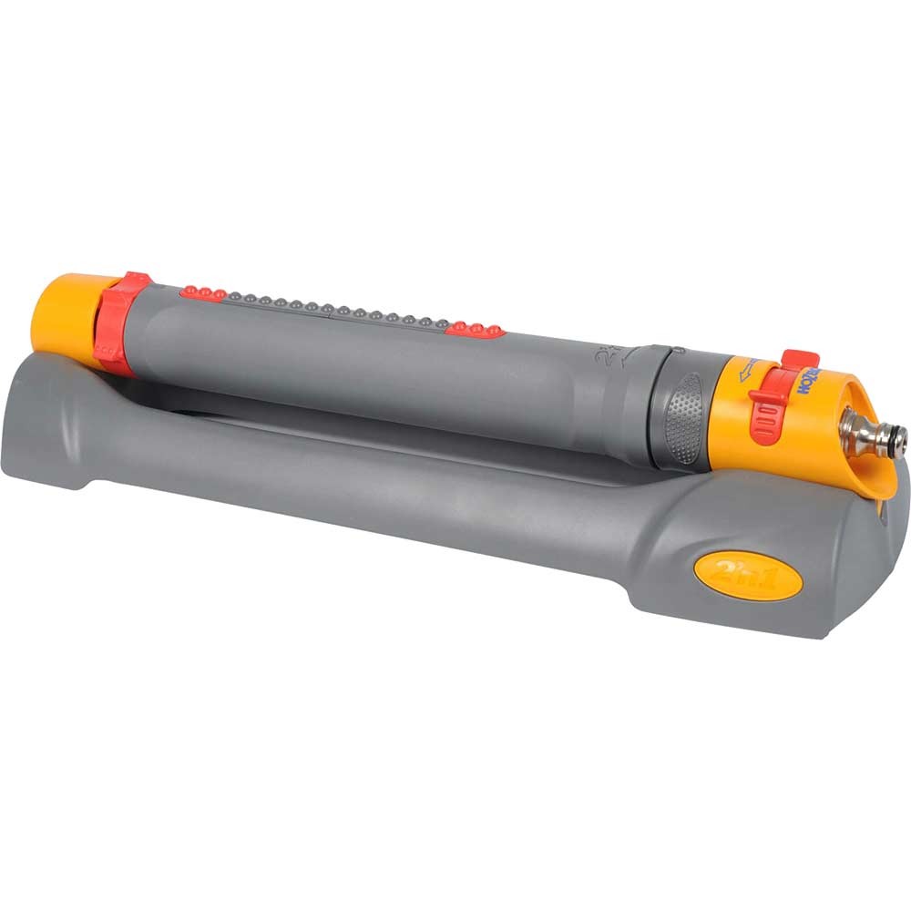 Hozelock Rectangular Oscillating Garden Water Sprinkler Pro with 2 Spray Patterns Max Coverage 320m2