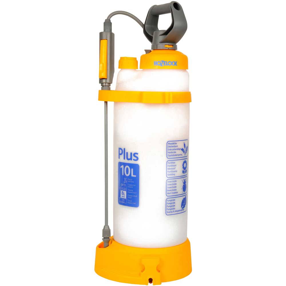 Hozelock Plus Pressure Water Sprayer 10 Litres Holds 8 Litres