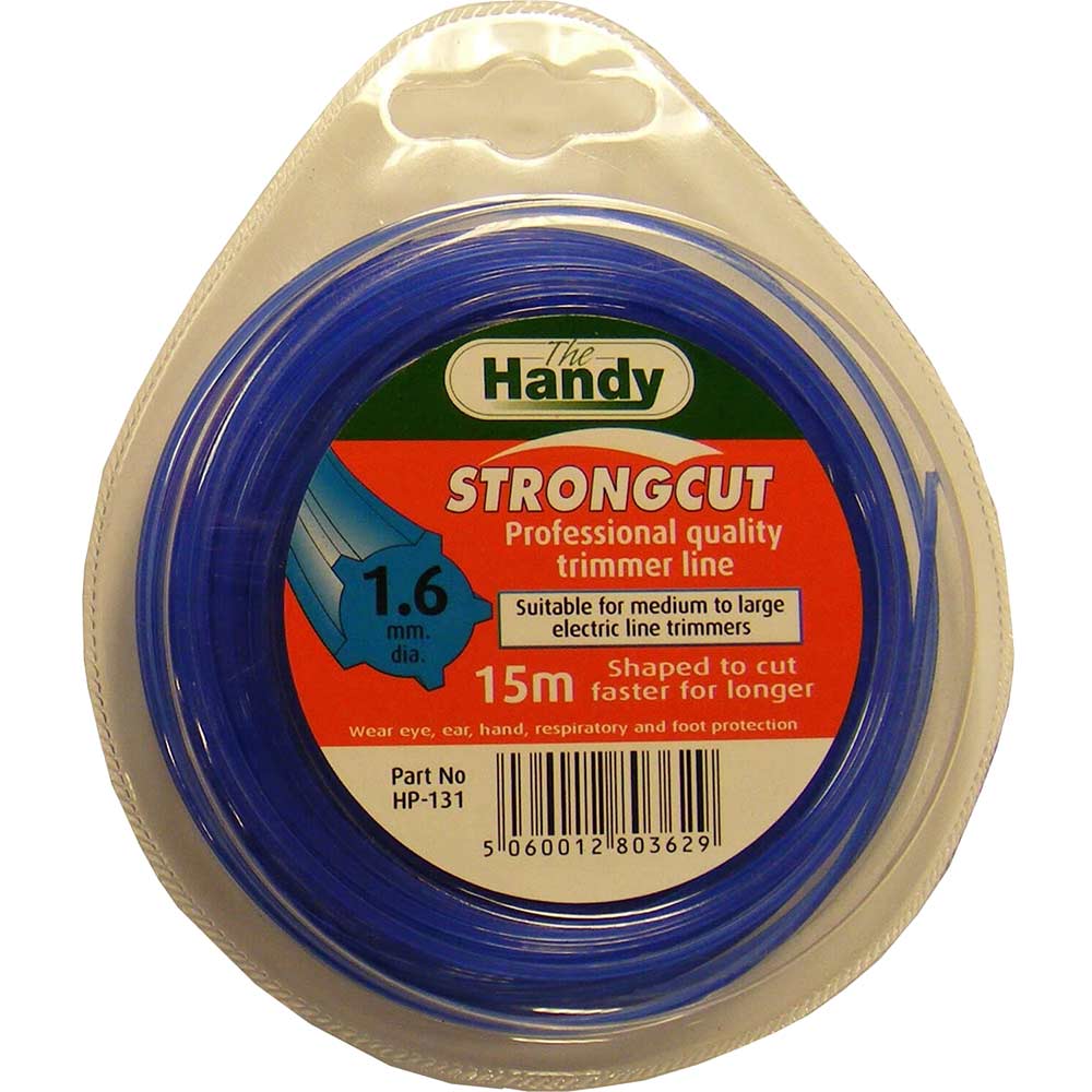 Handy Replacement Professional Nylon Line 16mm x 15 Metre for Grass Trimmers