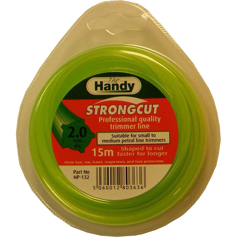 Handy Replacement Professional Nylon Line 2mm x 15 Metre for Grass Trimmers
