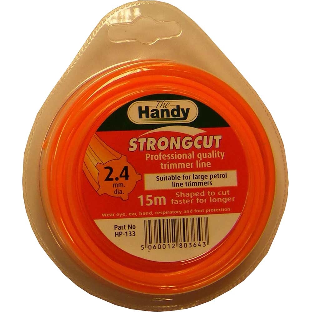 Handy Replacement Professional Nylon Line 24mm x 15 Metre for Grass Trimmers
