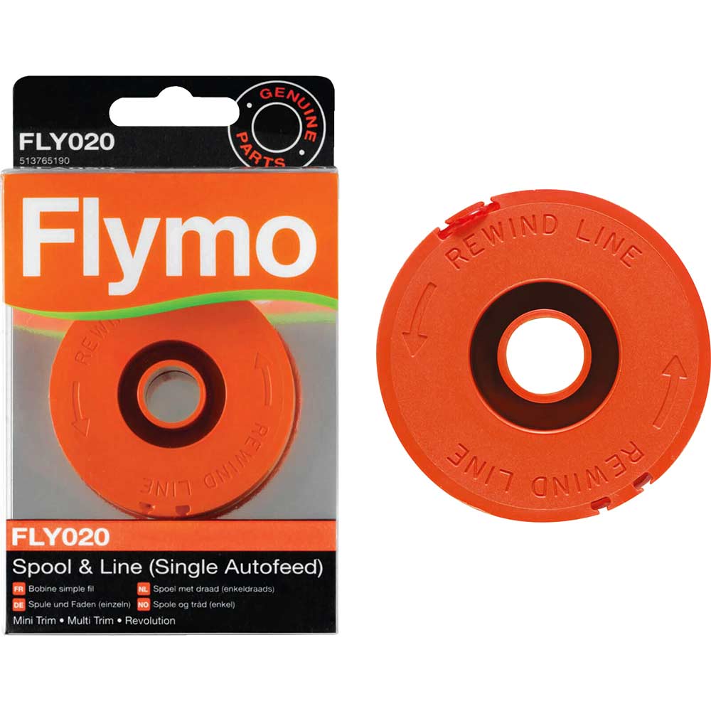 Flymo FLY020 Replacement Spool and Line for Single Line Grass Trimmers