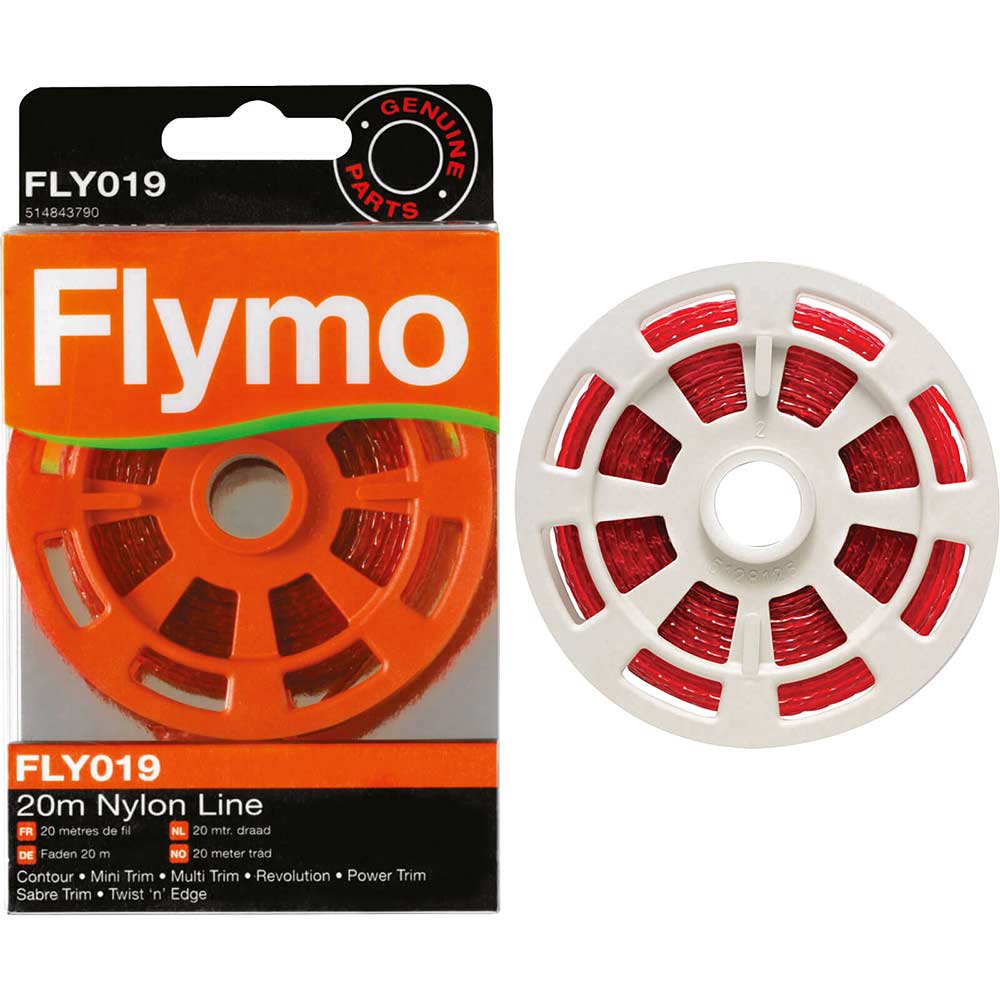 Flymo FLY019 Replacement 20 Metre Nylon Line for Grass Trimmers