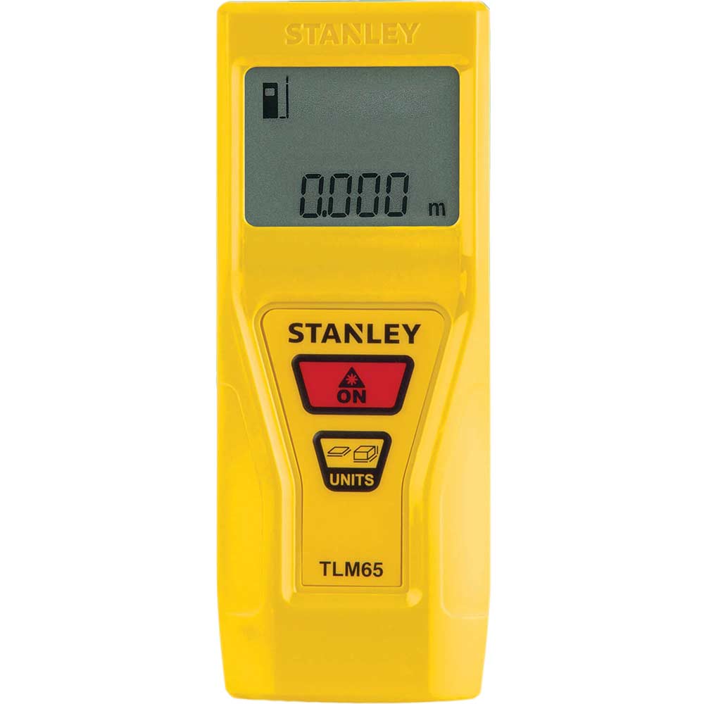 Stanley TLM 65 Digital Laser Distance Measurer 20 Metre Range Metric and Imperial