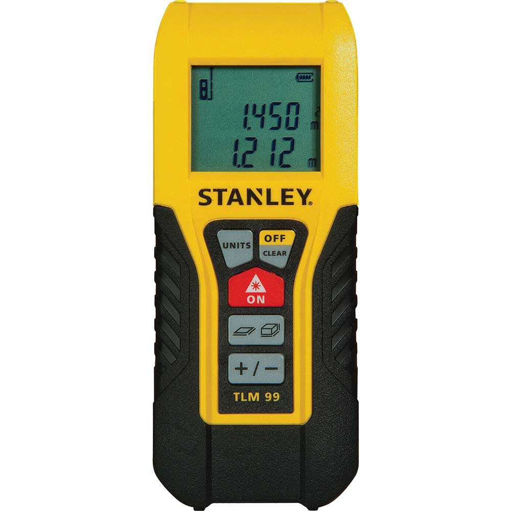 Stanley Intelli Tools TLM 99 True Laser Distance Measurer 30 Metre Range Metric and Imperial