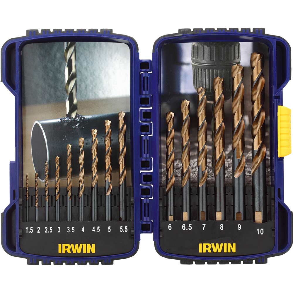 Irwin Pro Turbomax 15 Piece HSS Drill Bit Set 15 10mm
