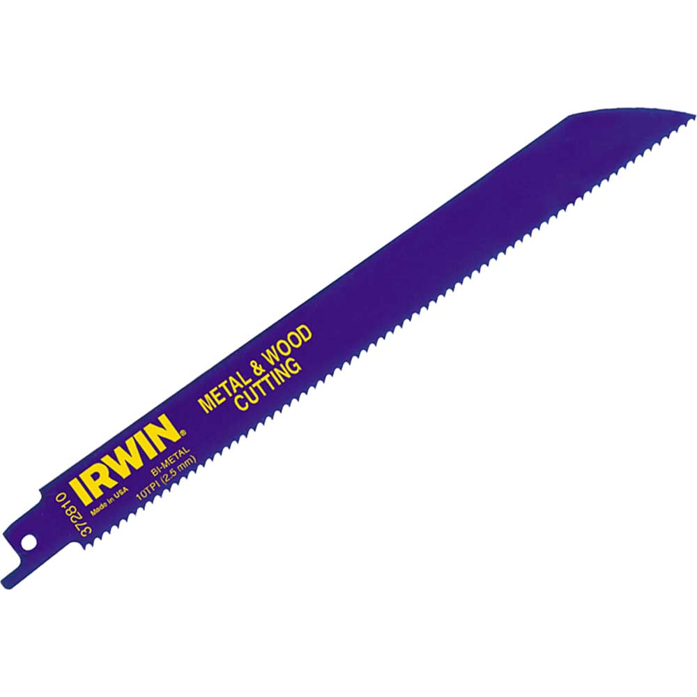 Irwin Sabre Saw Blade 150mm x 10tpi for Metal and Wood Pack of 2