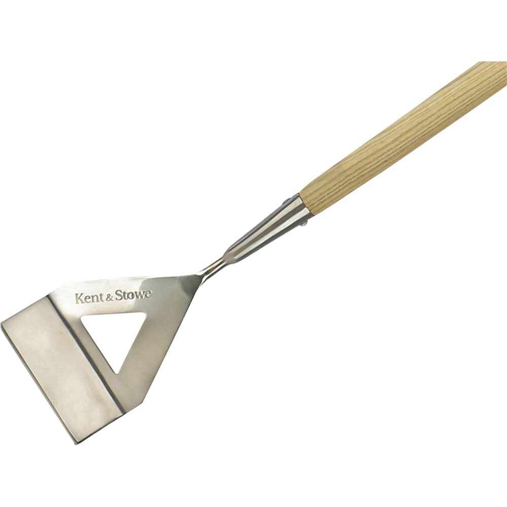 Kent and Stowe Long Handled Stainless Steel Dutch Hoe 16 Metre Long