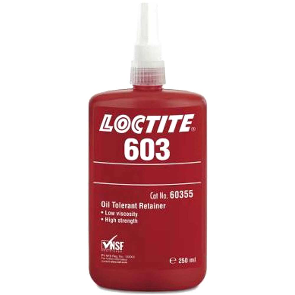 Loctite 603 High Strength Low Viscosity Oil Tolerant Retainer 250ml