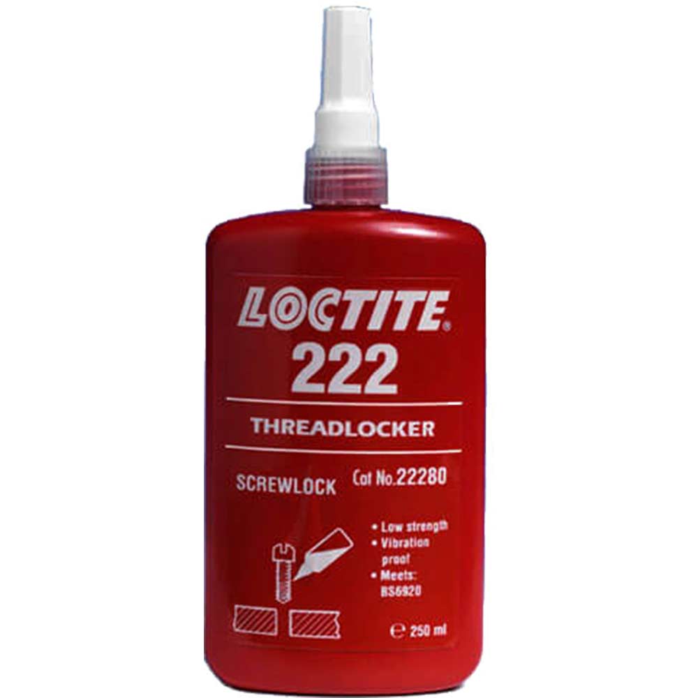 Loctite 222 Screwlock Controlled Torque Threadlocking Glue 250ml