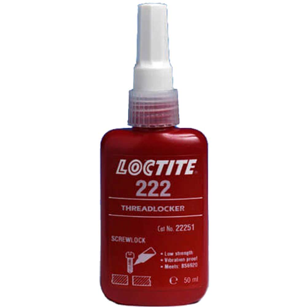 Loctite 222 Screwlock Controlled Torque Threadlocking Glue 50ml
