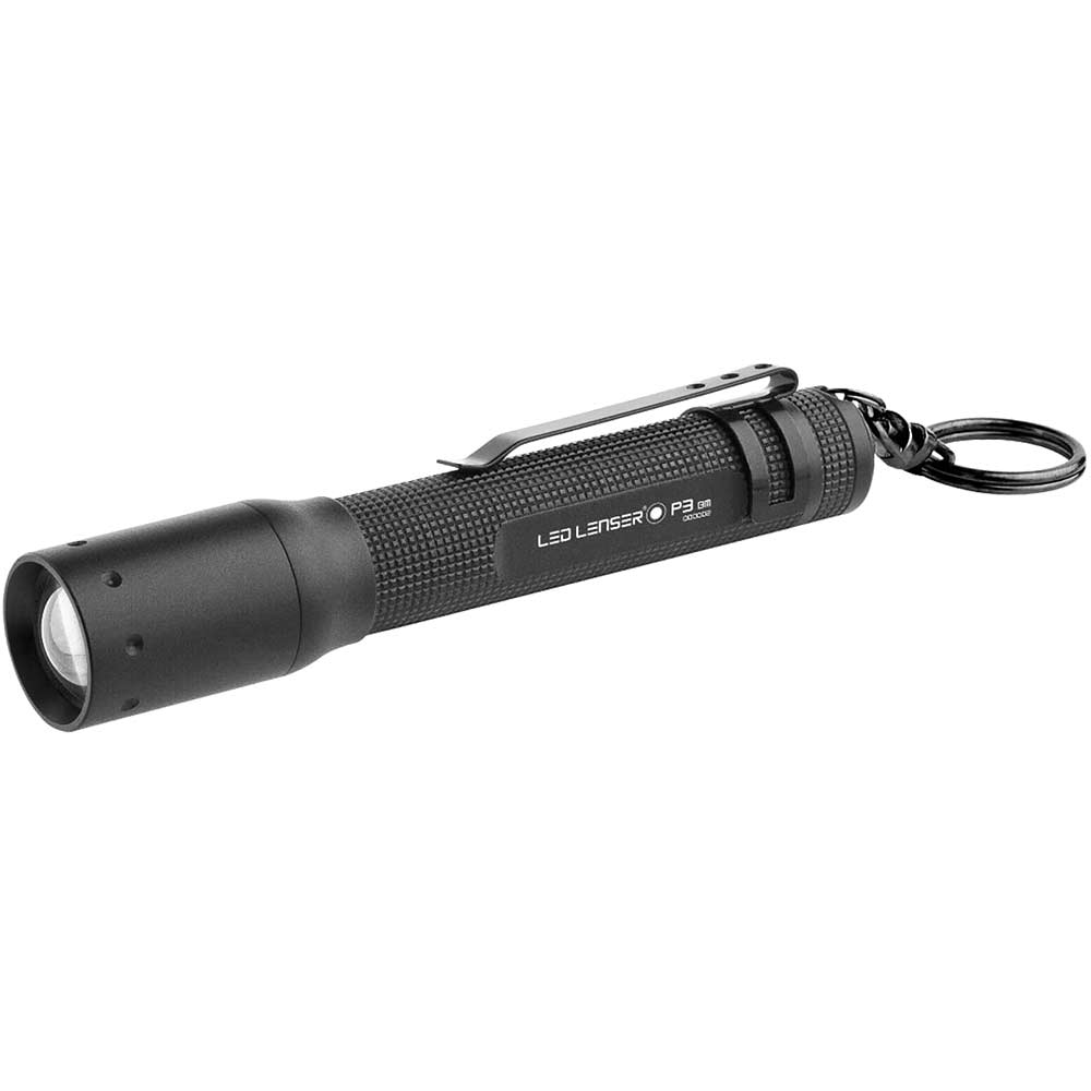 LED Lenser P3BM Pocket Clip Focusing LED Torch Black in Gift Box 16 Lumens LED Lenser P3BM Pocket Clip Focusing LED Torch Black in Gift Box 16 Lumens