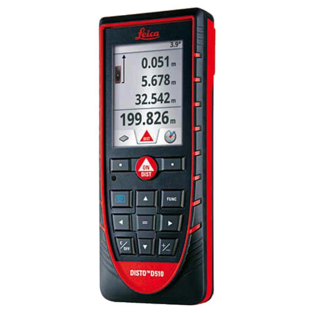 Leica Disto D510 Laser Distance Measurer 200 Metre Range Metric and Imperial