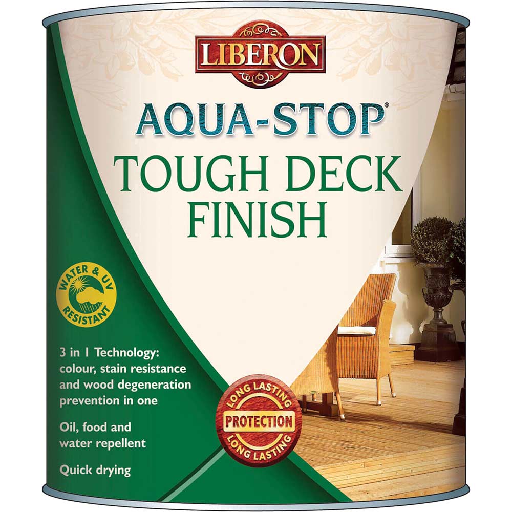 Liberon AquaStop Decking Finish Burm Teak 25 Litre