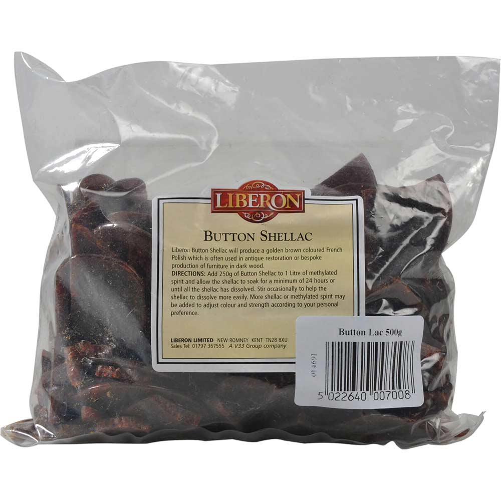 Liberon Button Shellac 250g