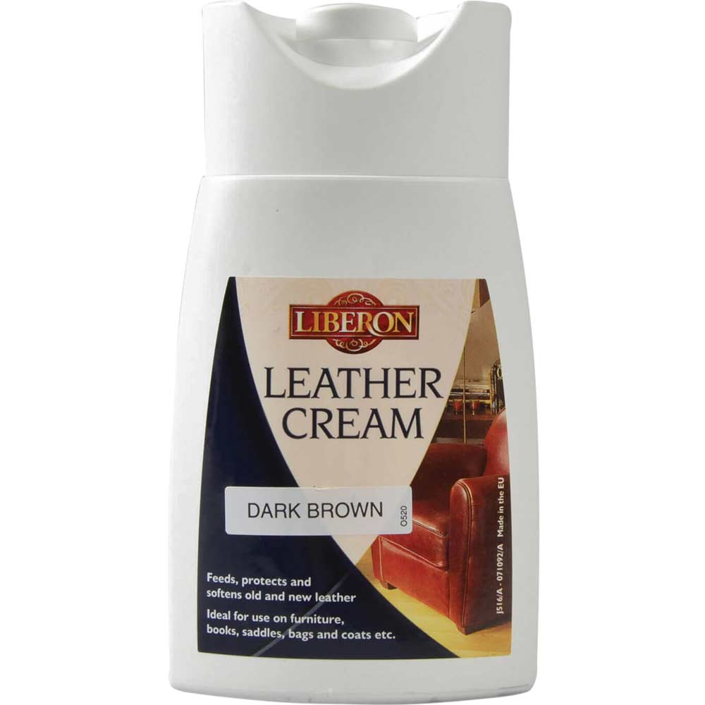 Liberon Leather Cream Dark Brown 150ml