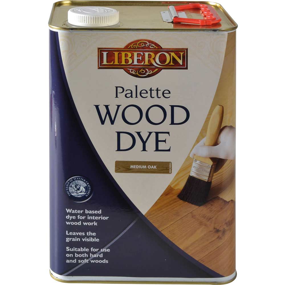 Liberon Palette Wood Dye Medium Oak 5 Litre