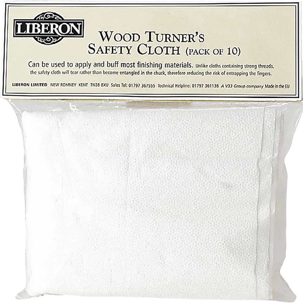 Liberon Woodturners Safety Cloth Pack of 3