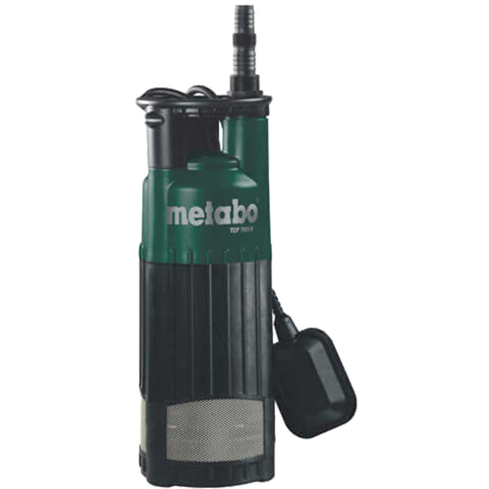 Metabo TDP 7501S High Pressure Submersible Clean Water Pump with Float Switch 34 Metre Lift 7500 Litre Hour Max Flow 1000w 240v