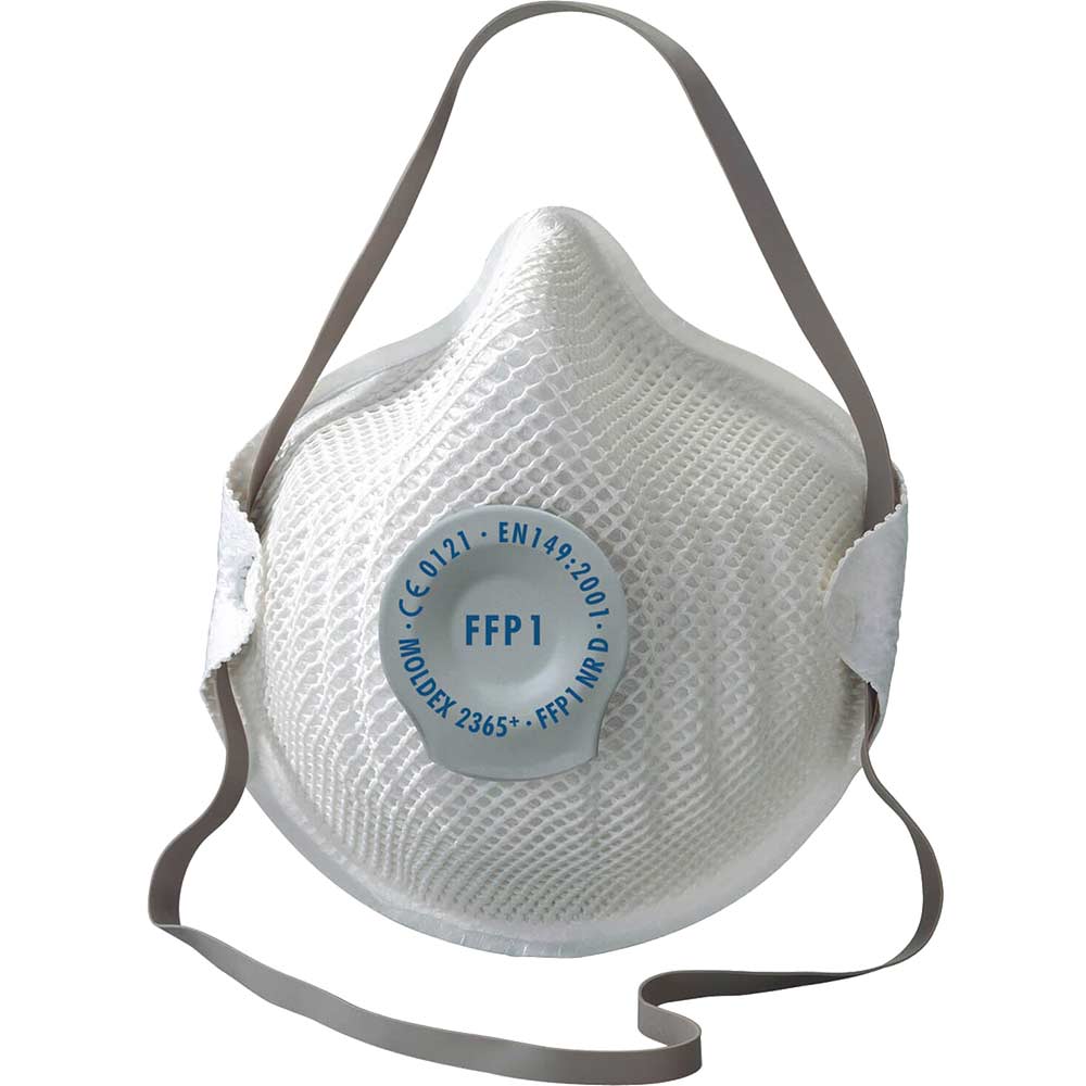 Moldex Classic Disposable Dust Mask Aqueous Non Toxic Dust and Fibres FFP1 Pack of 20