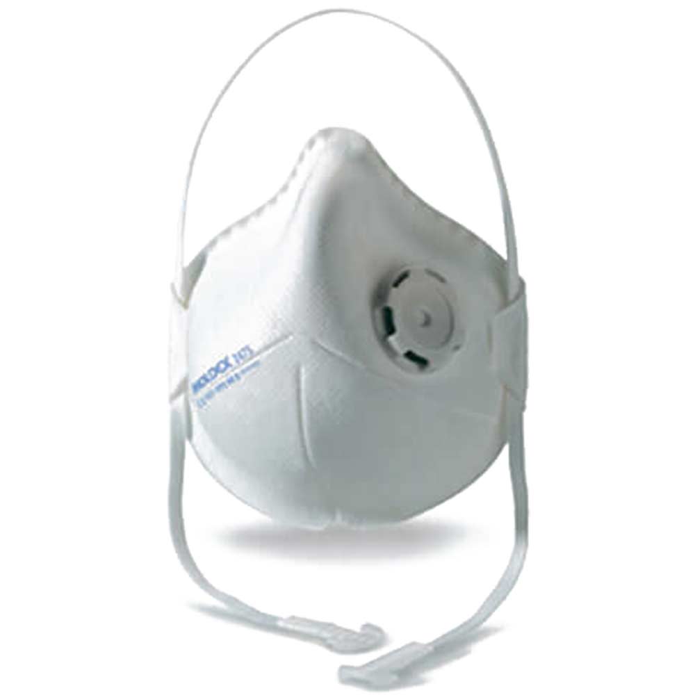 Moldex Pocket Moulded Disposable Dust Mask with D Ventex Valve Aqueous Toxic Dust and Fibres EN149 Pack of 10