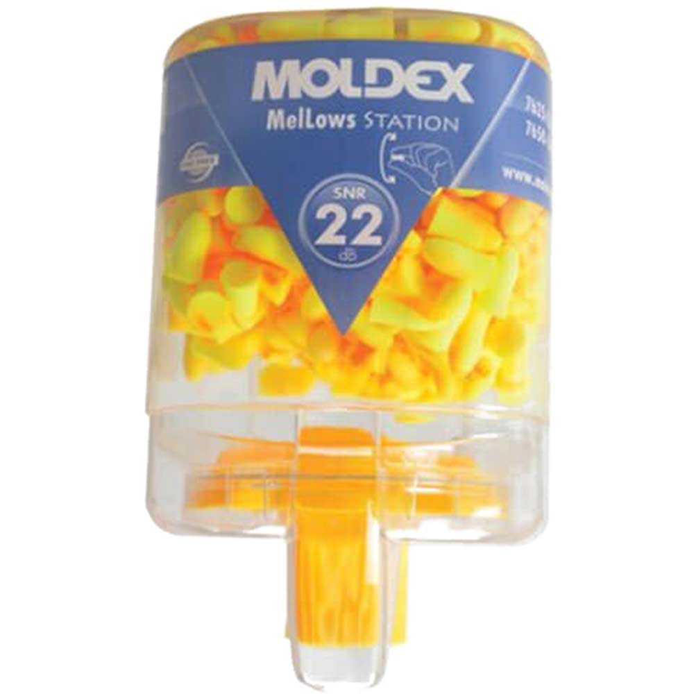 Moldex Disposable Foam Mellows Earplugs in Station Refill 250 Pairs