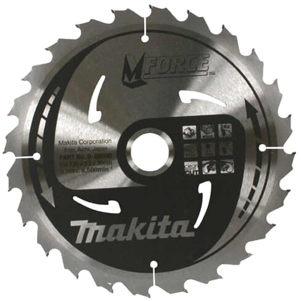 Makita Mforce Circular Saw Blade 165mm x 10 Teeth 20mm Bore