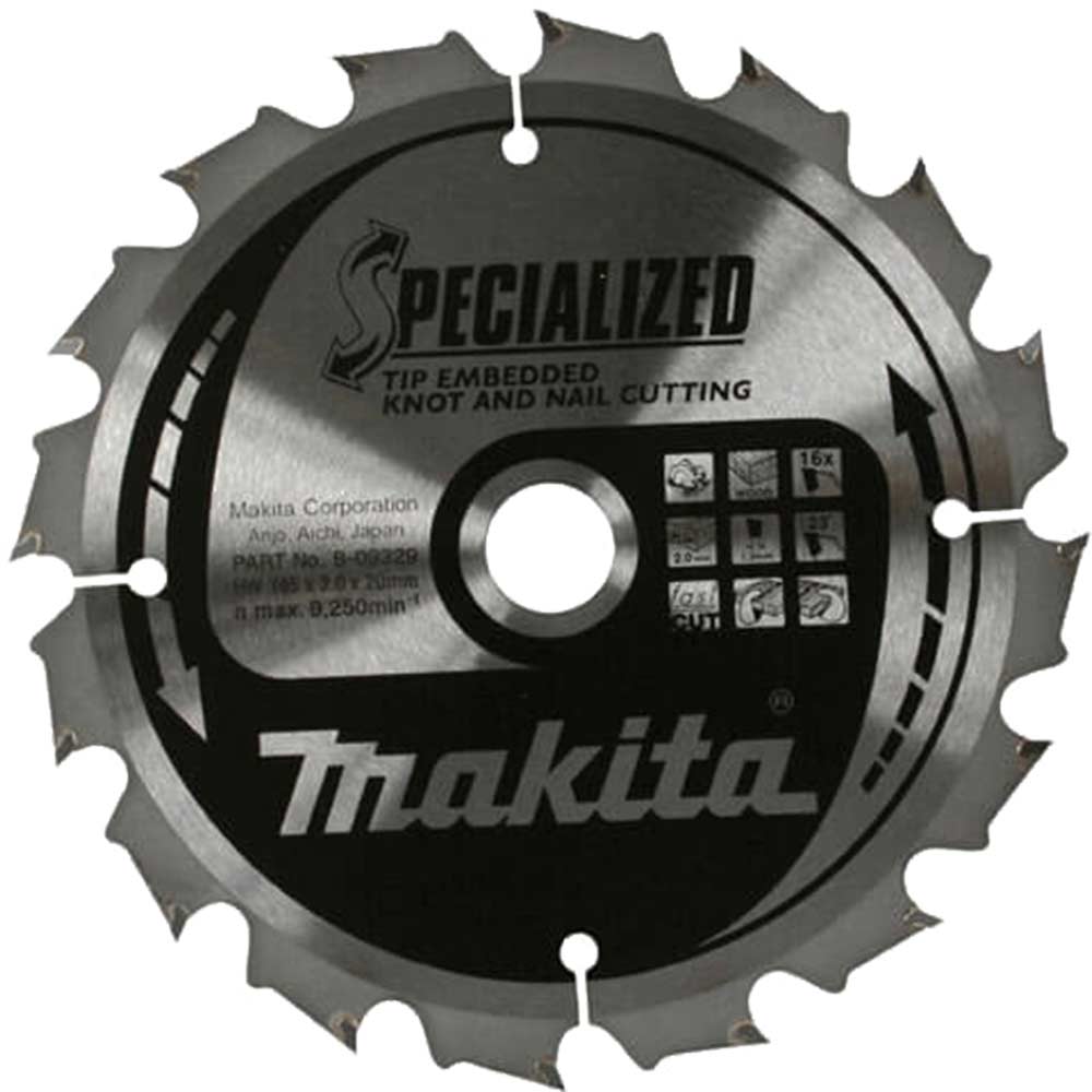 Makita Specialized Tip Embedded Circular Saw Blade 270mm x 60 Teeth 30mm Bore