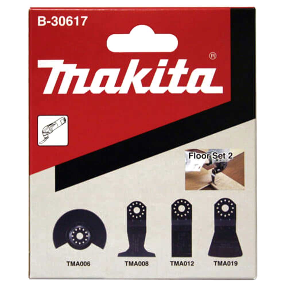 Makita 4 Piece Multi Tool Flooring Blade Set