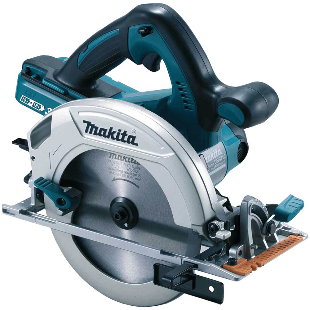Makita DHS710Z LXT Twin 18v Cordless Cirular Saw 190mm Blade without Battery Or Charger