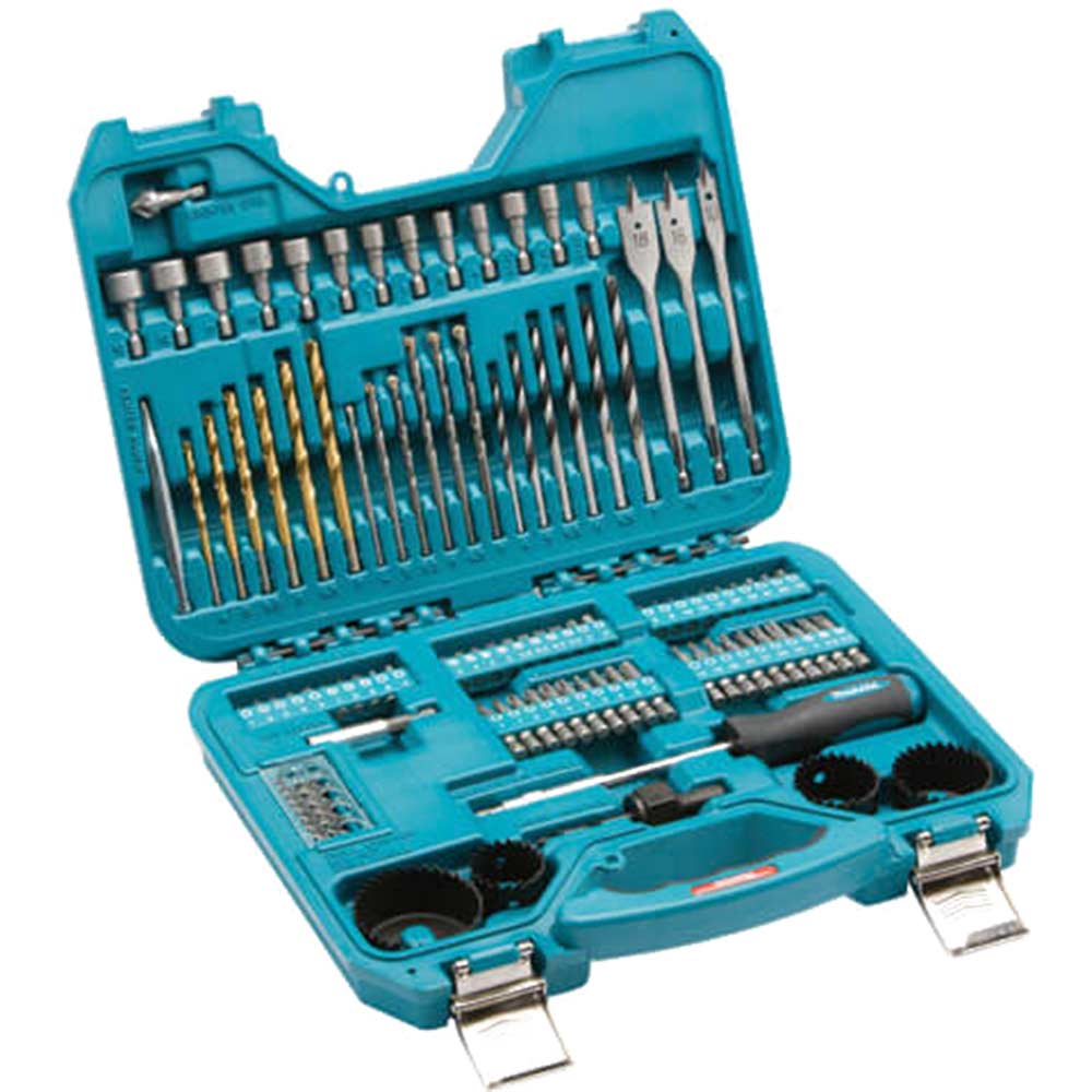 Makita 100 Piece Trade Power Tool Drill Bit and Accessory Set
