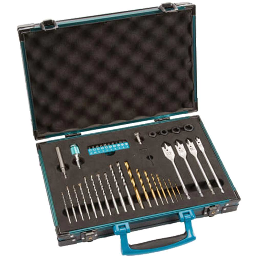 Makita 40 Piece ProXL Power Tool Drill Bit and Accessory Set in Aluminium Case