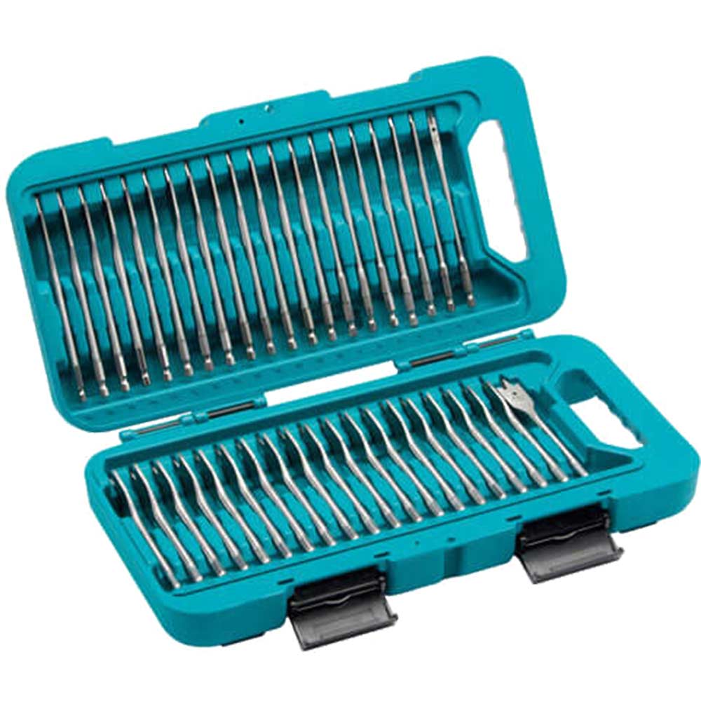Makita 40 Piece Flat Drill Bit Set 6 32mm