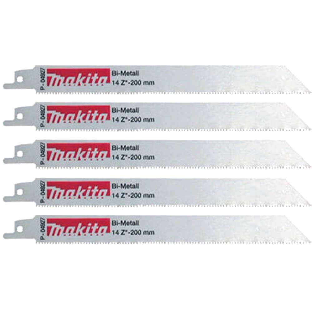 Makita P04927 Specialized Reciprocating Saw Blades 200mm Pack of 5
