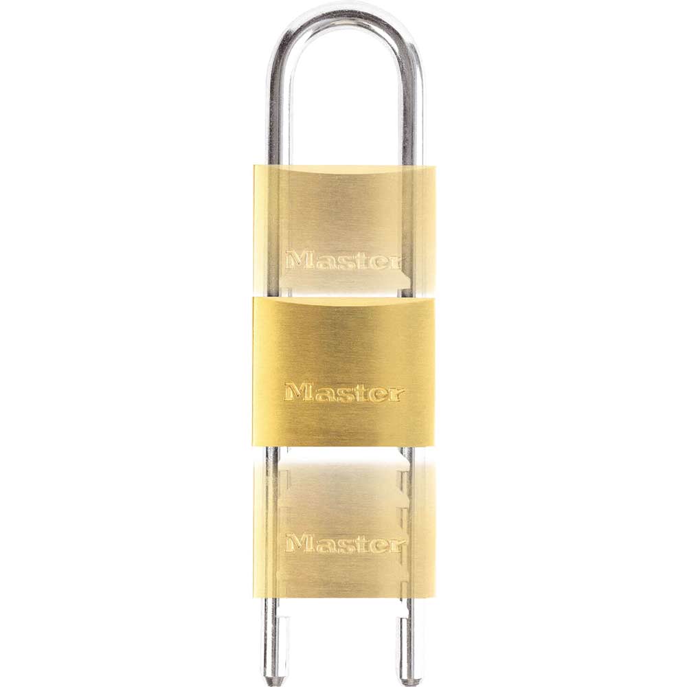 masterlock 70mm solid brass padlock