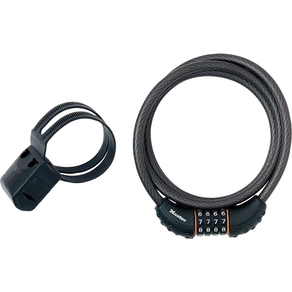 MasterLock Braided Steel Combination Cable Lock 18 Metre x 10mm MasterLock Braided Steel Combination Cable Lock 18 Metre x 10mm