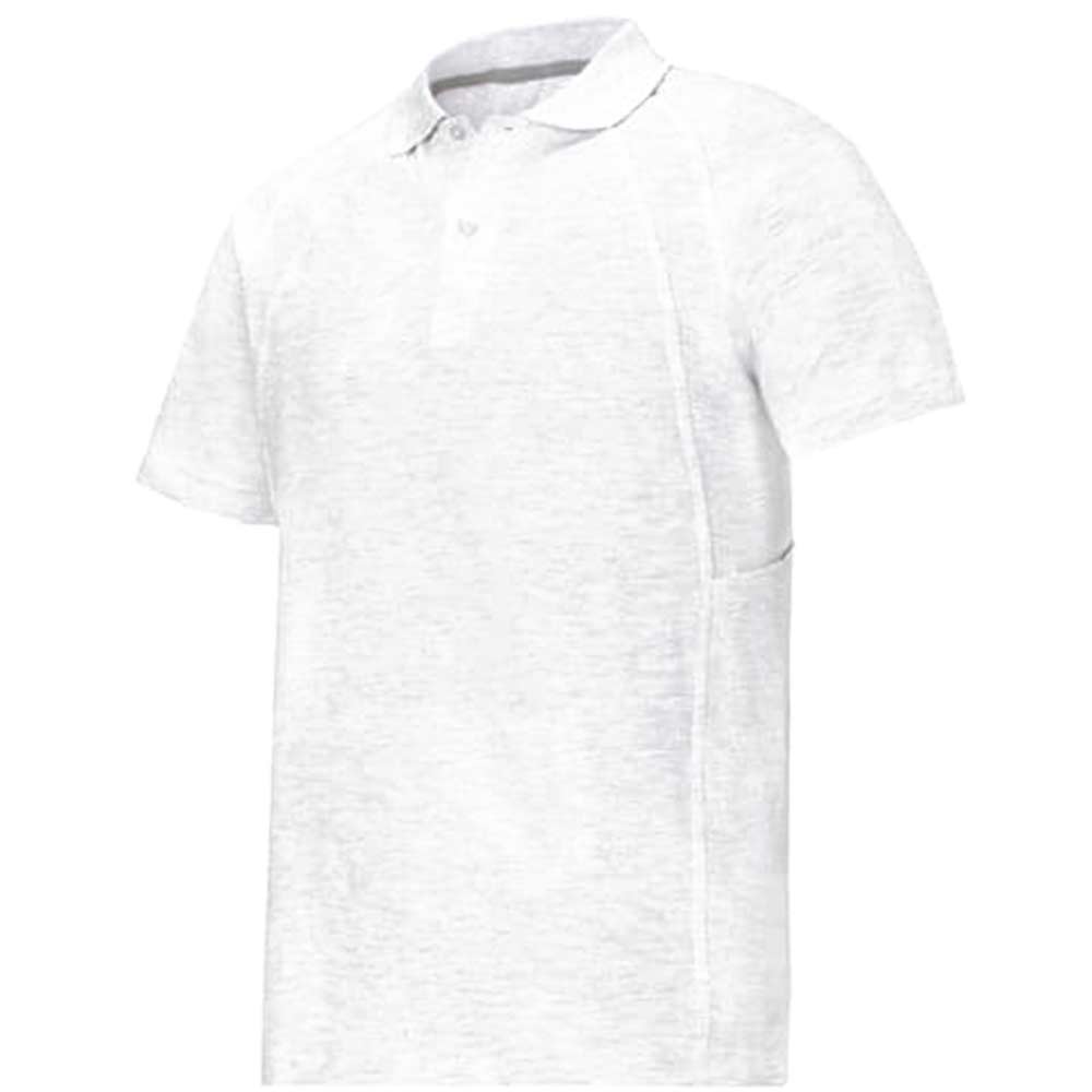 Snickers Mens Heavy Polo Shirt Ash Large