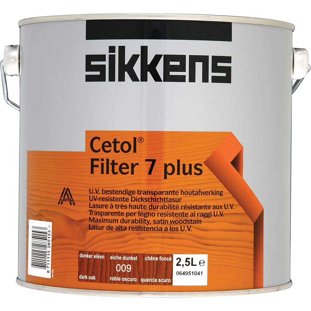 Sikkens Cetol Filter 7 Plus Translucent Woodstain Dark Oak 25 Litre
