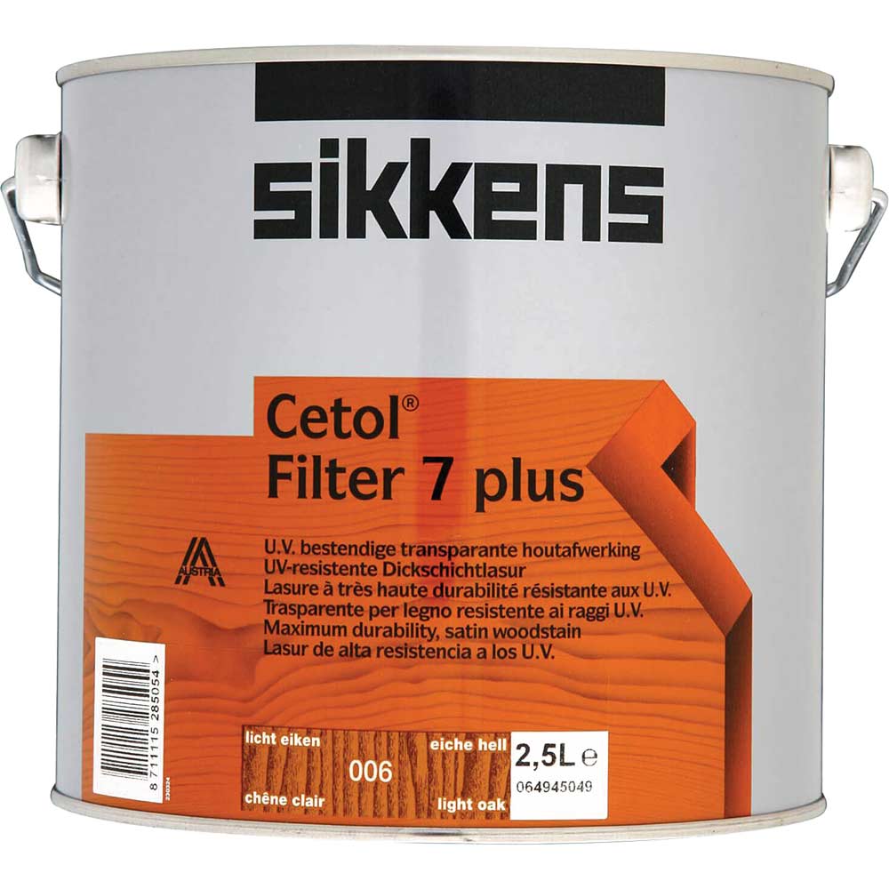 Sikkens Cetol Filter 7 Plus Translucent Woodstain Light Oak 25 Litre