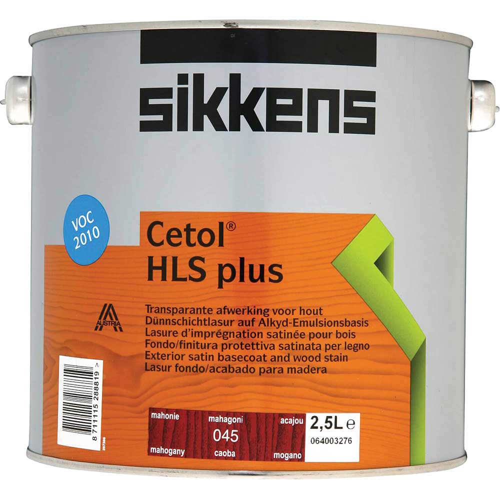 Sikkens Cetol HLS Plus Translucent Woodstain Mahogany 25 Litre