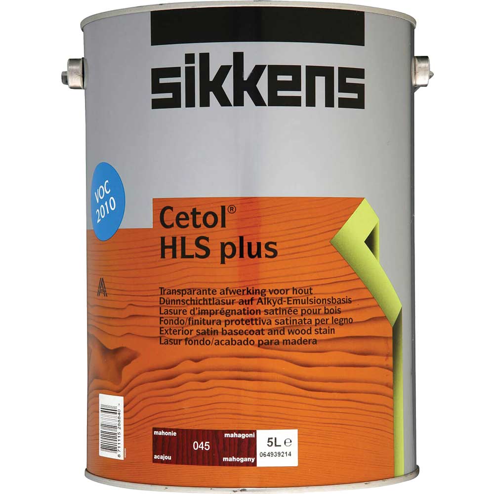 Sikkens Cetol HLS Plus Translucent Woodstain Mahogany 5 Litre