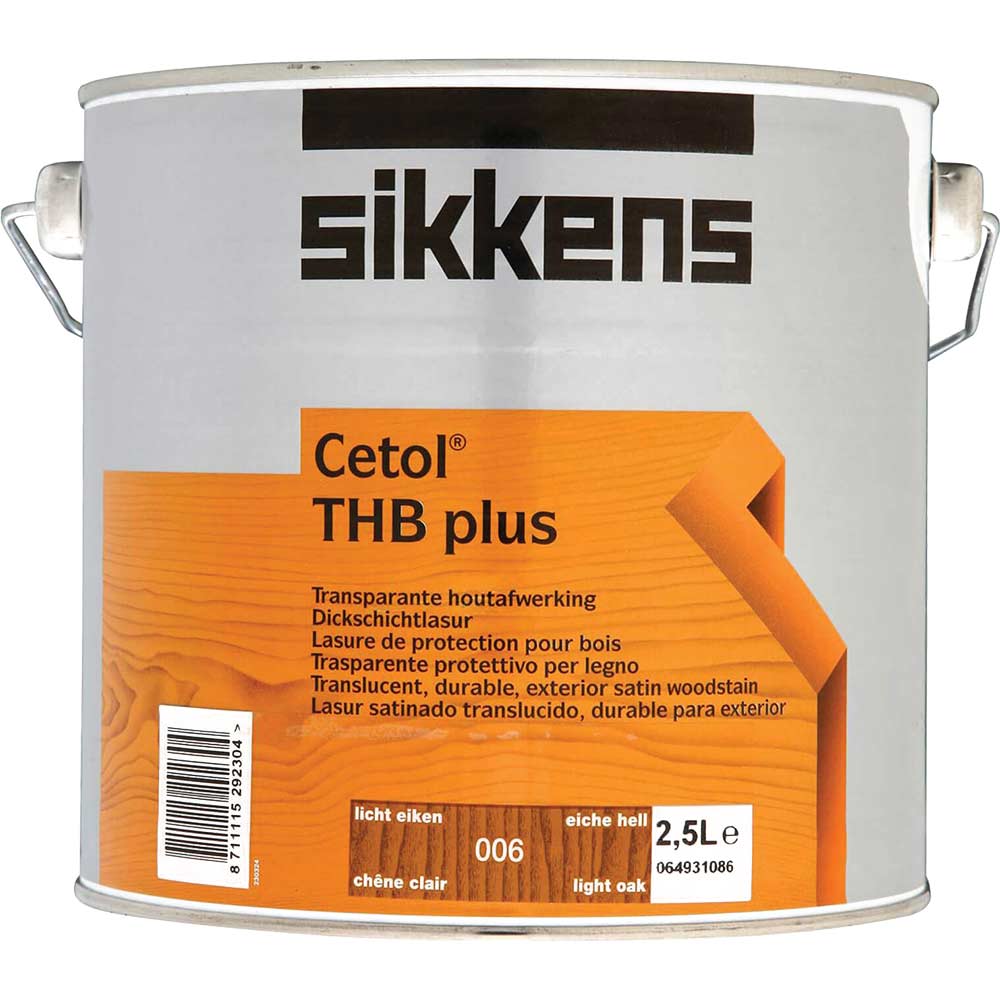 Sikkens Cetol THB Plus Translucent Woodstain Light Oak 25 Litre