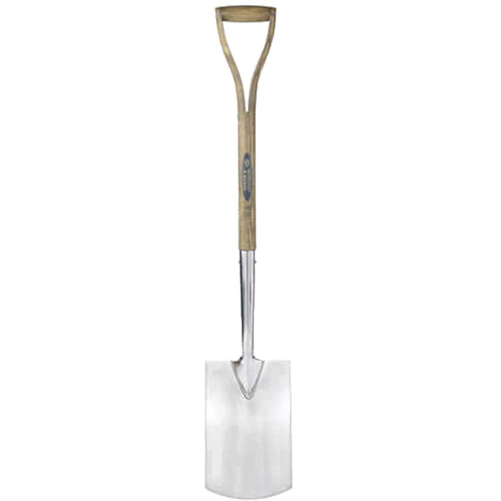 Spear and Jackson Traditional Stainless Steel Digging Spade with 712mm Wooden Handle