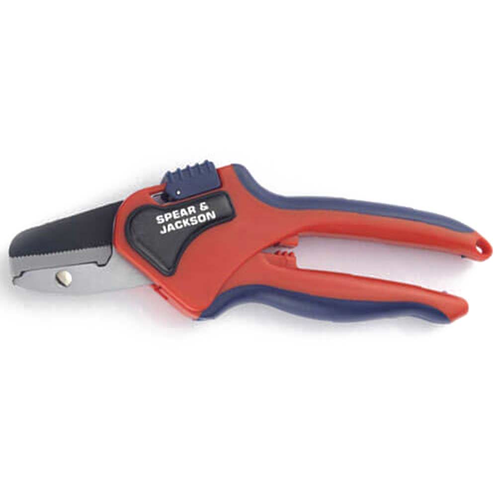 Spear and Jackson Razorsharp Advantage Medium Anvil Secateurs Max 15mm Cut