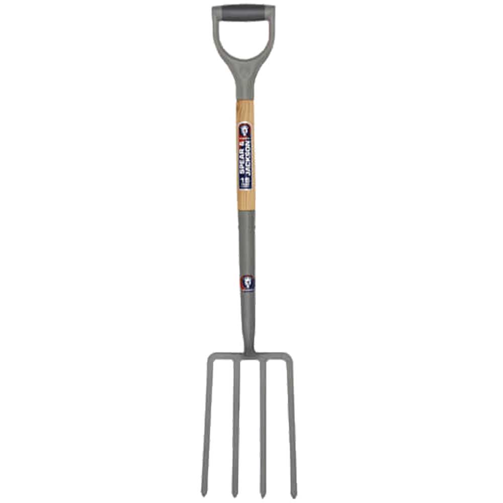 Spear and Jackson Neverbend Carbon Digging Fork with 712mm Handle