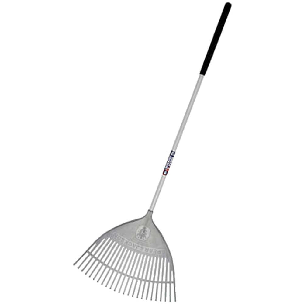 Spear and Jackson Neverbend Carbon Plastic Leaf Rake with 1219mm Tubular Handle