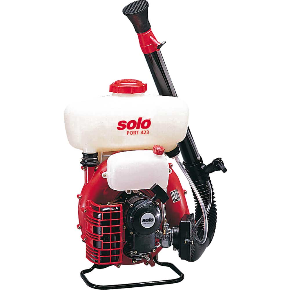 Solo 423 Backpack Petrol Mist Sprayer for Chemicals and Water 10 Litre with Long Reach Nozzle and 2 Stroke 723cc Engine