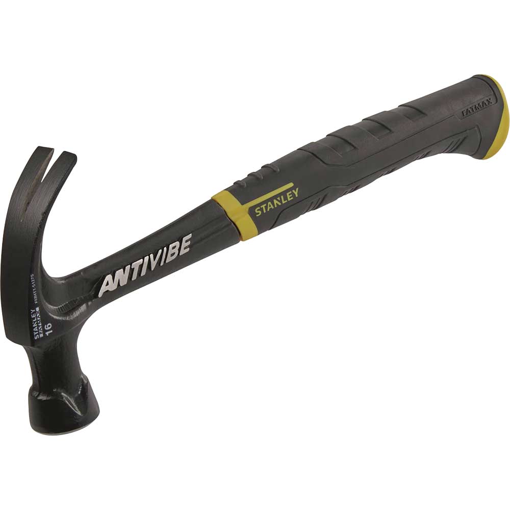 Stanley FatMax Antivibe Steel Curved Claw Hammer 16oz